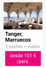 Tanger Marruecos 4 dias con Vuelos desde 101€.