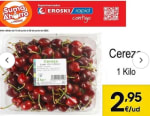 1 Kilo de Cerezas del Valle del Jerte x 2,95€ en Eroski