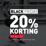 Black Friday: 20% korting op alles
