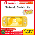 Console da Nintendo, modelo Nintendo Switch Lite de 32 GB - R$ 1.043,84