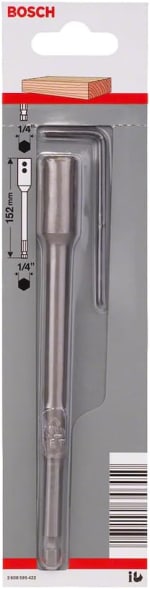 Bosch Professional Verlenging voor speedboor Self Cut Speed 1/4" 152 mm voor €10,74 bij Amazon