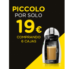 Cafetera Piccolo gratis comprando 6 cajas por 19€