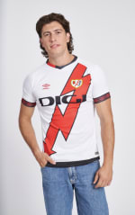 Camisetas oficiales Rayo Vallecano temporada 22-23 marca UMBRO por sólo 29,90 €