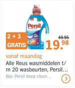 2+3 grafis op alle reus wasmiddelen