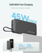 Power Bank CUKTECH CP253L 20.000mAh con Carga Rápida 45W