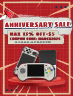 Descuento hasta 13% Aniverasario en tienda Anbernic
