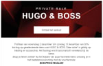 Bijenkorf: Private sale HUGO & BOSS