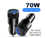 Cargador de coche PD de carga rápida USB tipo C para iPhone 14, 13, 12, Xiaomi, Huawei, Samsung S21, S22 por 2,12€
