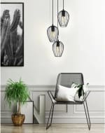 EGLO Newtown Hanglamp - E27 - 70 cm - Zwart voor €47,99 bij Amazon