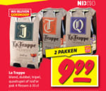 2 pakken La Trappe voor €9,99 bij de Nettorama