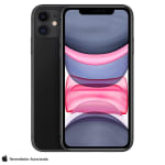 Smartphone da Apple, modelo iPhone 11 de 64GB na cor Preta - R$ 2.999,00