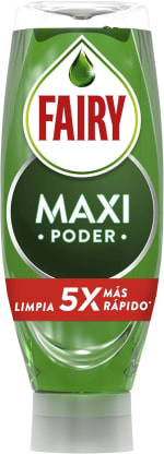2 botes Fairy Maxi Poder Líquido Lavavajillas 730ml por 6,54€