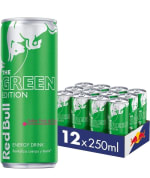 Red Bull Bebida Energética, Fruta Del Dragon, 12 latas de 250 Mililitros, 3000 Mililitros por 12,67€.