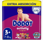 Dodot Activity Pack Ahorro, Tallas 3 con 120 pañales por 20€