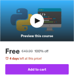 Curso Web Scraping moderno con Python usando Scrapy Selenium gratis