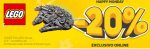 Lego 20% descuento en muchos modelos grandes ofertas