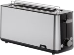 Braun PurShine HT1610BK, Tostadora con Ranura Extra Larga y 8 Niveles de Tostado por 28,99€