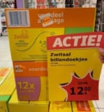 Zwitsal Billendoekjes 12 pakken voor €12