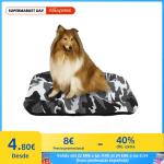 Cama para Perros y Gatos Camuflaje Ovalada 4,80€