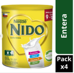Pack x 4 leche en polvo entera Nido tarro de 1350g por $41.030