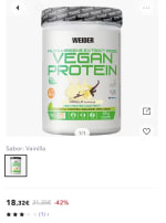Marca Weider -producto Vegan Protein 750 g por 13,74€