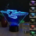 3D Illusion LED USB Table Desk Lamp voor €10.05