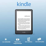 Kindle de 10ª geração com super bateria na cor preta - R$ 426,55