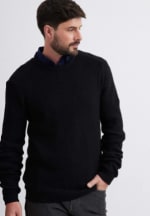 Sweater Cuello Grueso Redondo por $7.490