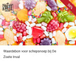 Snoep scheppen ter waarde van 15 euro bij de Zoete Inval in Helmond