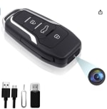 OTADUG Cámara espía para la Llave del Coche, 64GB de 1080P por 22,55€