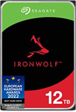 Seagate IronWolf, 12 TB, NAS, Disco duro interno, HDD, CMR 3,5" SATA 6 GB/s, 7200 RPM, caché de 256 MB para almacenamiento conectado a red RAID, por 280,99€
