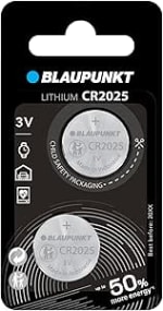 Blaupunkt CR2025 3V Lithium Batteries (2-Pack) – £1.71