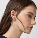 Pendientes aro de plata 4cm TOUS Bear por sólo 37€