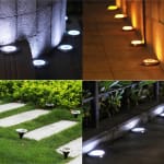 Luz Led Solar para exteriores o interiores. 20 leds en cada pieza por 5,20€