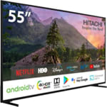 28% Descuento en Hitachi 55HAK5350, Android Smart TV 50 Pulgadas, Ultra HD, HDR10, Dolby Vision, Bluetooth, Google Play, Chromecast Integrado por 309,89€