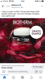 Gratis sample Biotherm