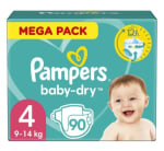 Méga pack Pampers Baby Dry à 31,35€