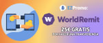 Gana 25€ por hacerte una transferencia a ti mismo con WorldRemit.