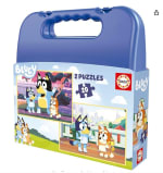 Marca Educa Maleta Puzzle Bluey 2x20 Piezas por 6,20€