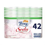 FOXY Seda papel higiénico 42 rollos 3 capas PH neutro por 15,03€
