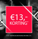 €13 korting bij Volleybalshop.nl bij een besteding van €75 of meer! En dus ook automatisch gratis verzending