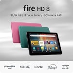 2024 Amazon Fire HD 8 Tablet - 8", 3GB RAM, 32GB - £49.99