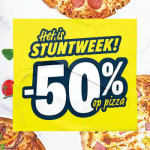 Domino's stuntweek: 50% op alle pizza's
