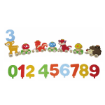 Houten Verjaardagstrein met Cijfers voor €5