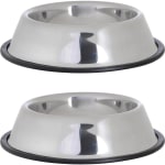 Comedouro Pet em Inox com 2 Peças de 500ml da Basic+ - R$ 59,99