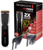 Remington Máquina de Cortar Pelo Pro Power Titanium Ultra - Cortapelos con Cable e Inalámbrico, Cuchillas de Titanio, 90 min Autonomía, Negro - HC7170 por 61,20€
