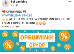 Superkoopjes bij belbambino alles aan -40%