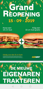 Subway Akerpoort - Koop een 15 cm Sub en krijg een 15 cm Sub gratis!