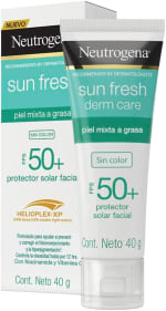 Protetor Solar Facial da Neutrogena Sun Fresh Fator 70 de 40g - R$ 42,21