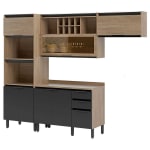 Mueble de cocina Roca New Hibisco con 3 cajones por $369.990